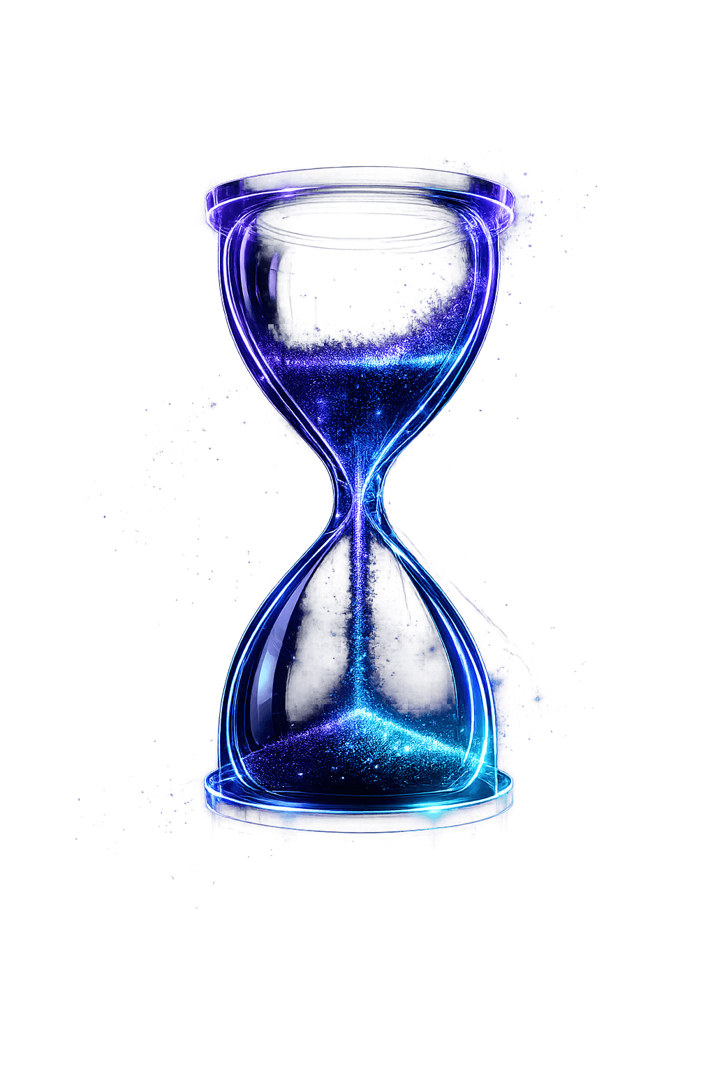 Hourglass representing 48 hour audit delivery