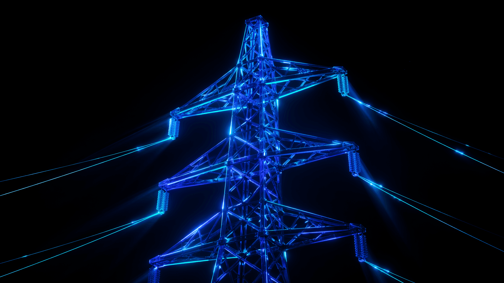 Abstract representation of electrical infrastructure expertise